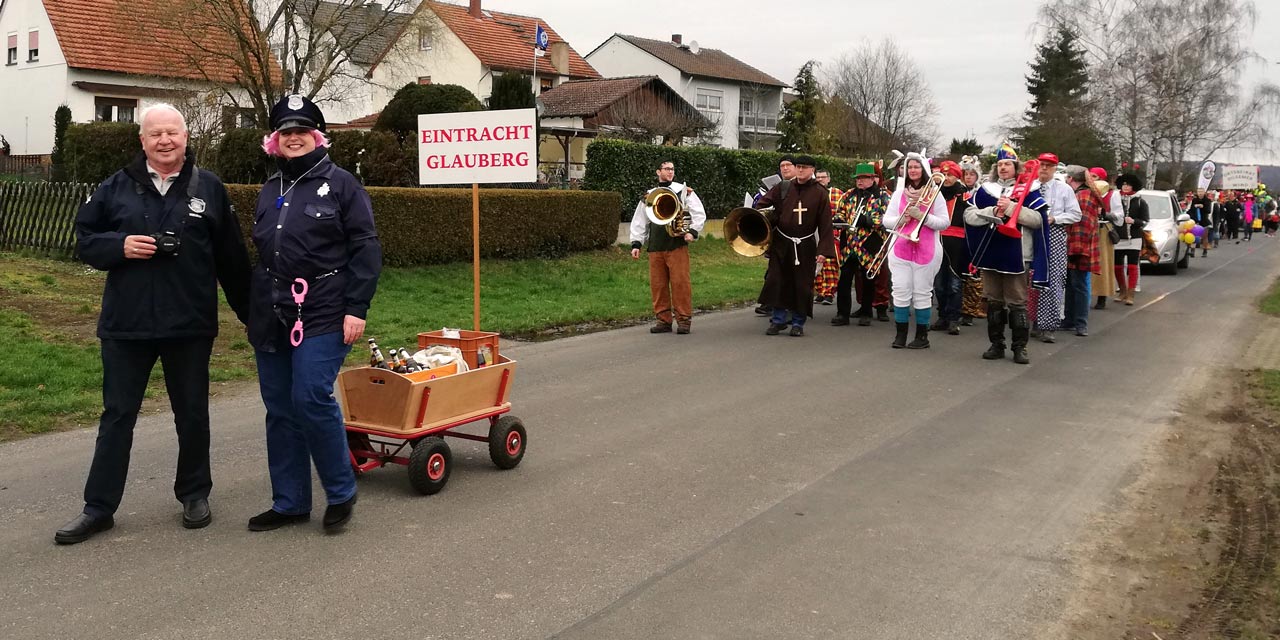 Fasching Umzug der Eintracht Musiker 