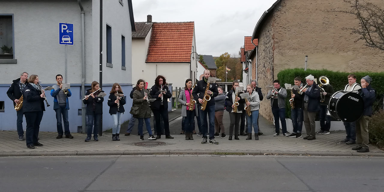 Kerb Rundgang der Musiker in Glauberg 2019