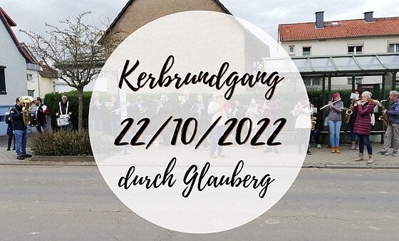 Musik Eintracht Glauber Kerb Rundgang 2022